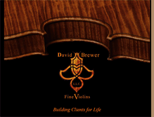 Tablet Screenshot of davidbrewerfineviolins.com